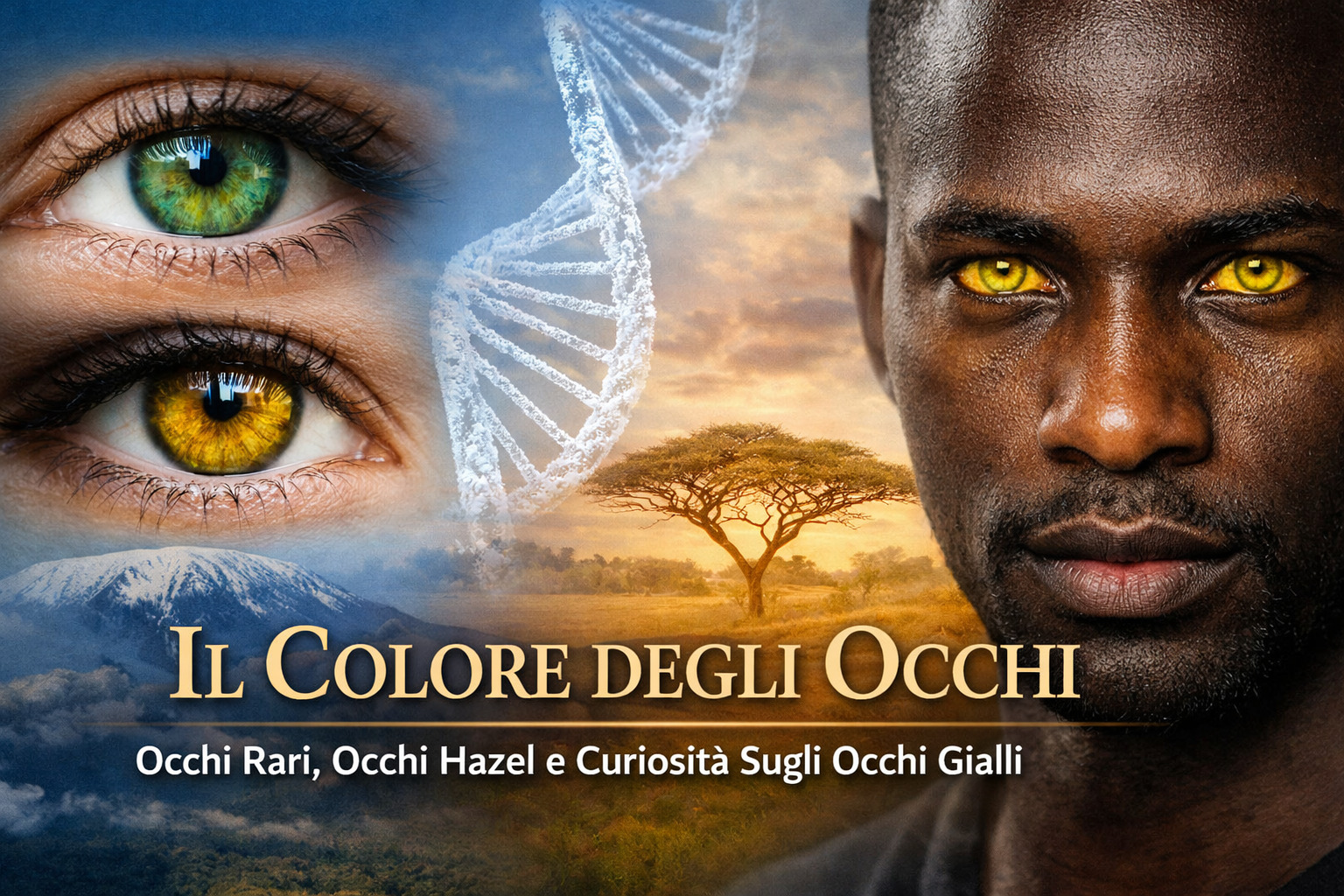 Il fascino degli occhi rari