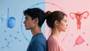 Scopri di più sull'articolo Che tipo di ciclo hanno i maschi? Differenze tra ciclo maschile, ciclo mestruale e pubertà