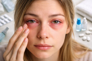 Scopri di più sull'articolo Cosa può essere quando si gonfiano gli occhi? Cause, rimedi, farmaci e segnali da non trascurare