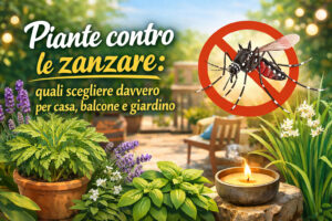 Scopri di più sull'articolo Piante contro le zanzare: quali funzionano davvero in casa, in giardino e sul balcone