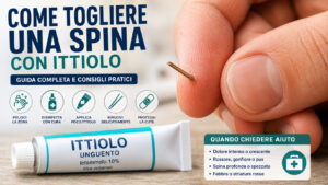 Scopri di più sull'articolo Come togliere una spina con ittiolo: cosa mettere, cosa evitare e quando non insistere