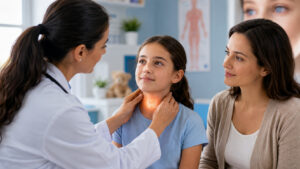 Scopri di più sull'articolo Tiroide nei bambini e negli adolescenti: sintomi, vista, tiroidite, cause e cure