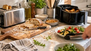 Scopri di più sull'articolo Contaminazione da glutine in cucina: come gestire forno, tostapane, taglieri, friggitrice e utensili